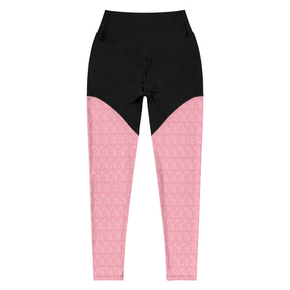 The Gymbum UK little Pink Hearts Sports Leggings