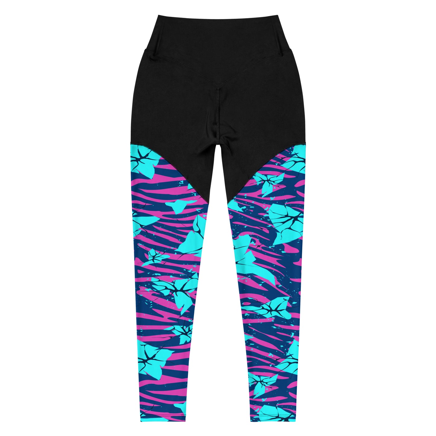 The Gymbum UK Funky Tiger QuickDry Sports Leggings