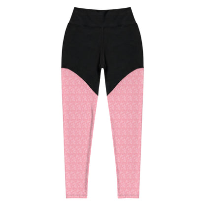 The Gymbum UK little Pink Hearts Sports Leggings