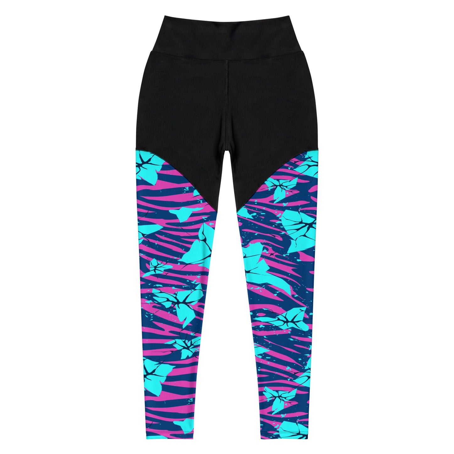 The Gymbum UK Funky Tiger QuickDry Sports Leggings