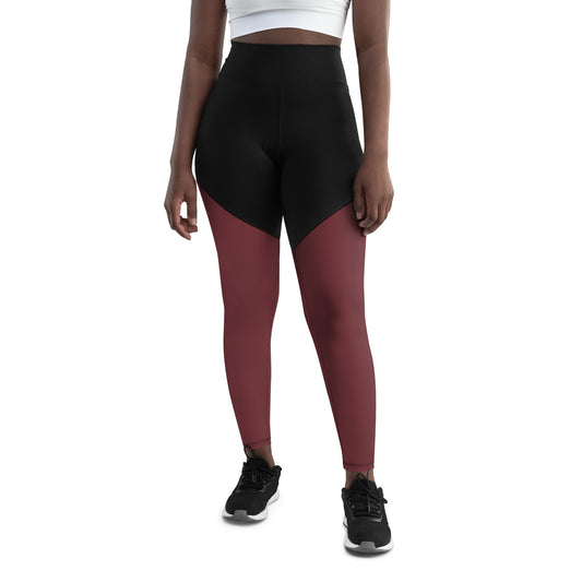 The Gymbum UK QuickDry Puce Sports Leggings - High-Waisted Workout Leggings