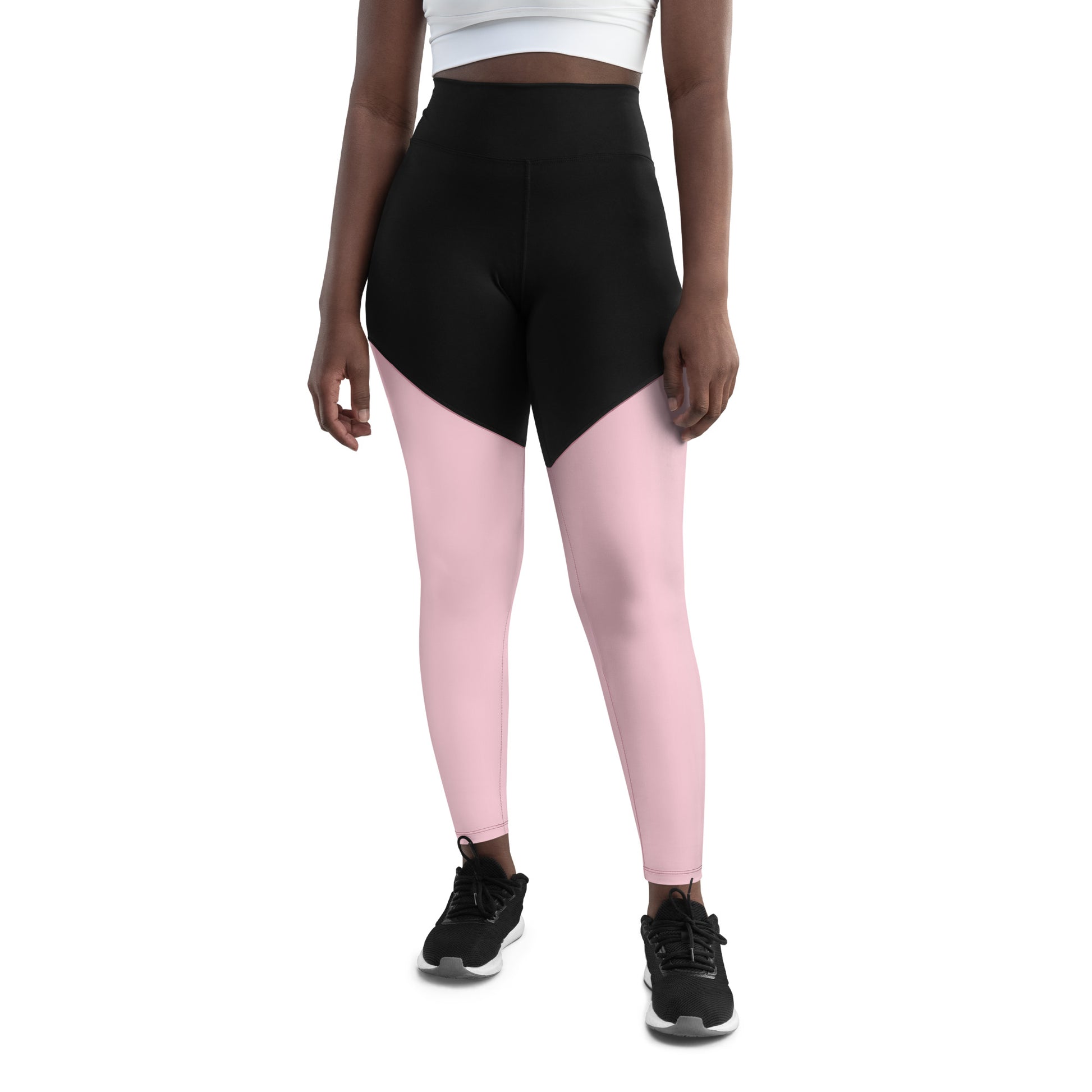 The Gymbum UK QuickDry Soft Pink Sports Leggings - High-Waisted Workout Leggings