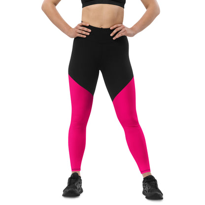 The GymBumUK QuickDry Extreme Pink Sports Leggings