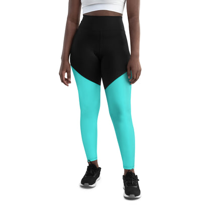 The GymBumUK QuickDry Aqua Sports Leggings