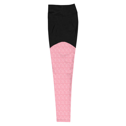 The Gymbum UK little Pink Hearts Sports Leggings