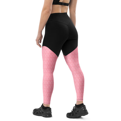 The Gymbum UK little Pink Hearts Sports Leggings