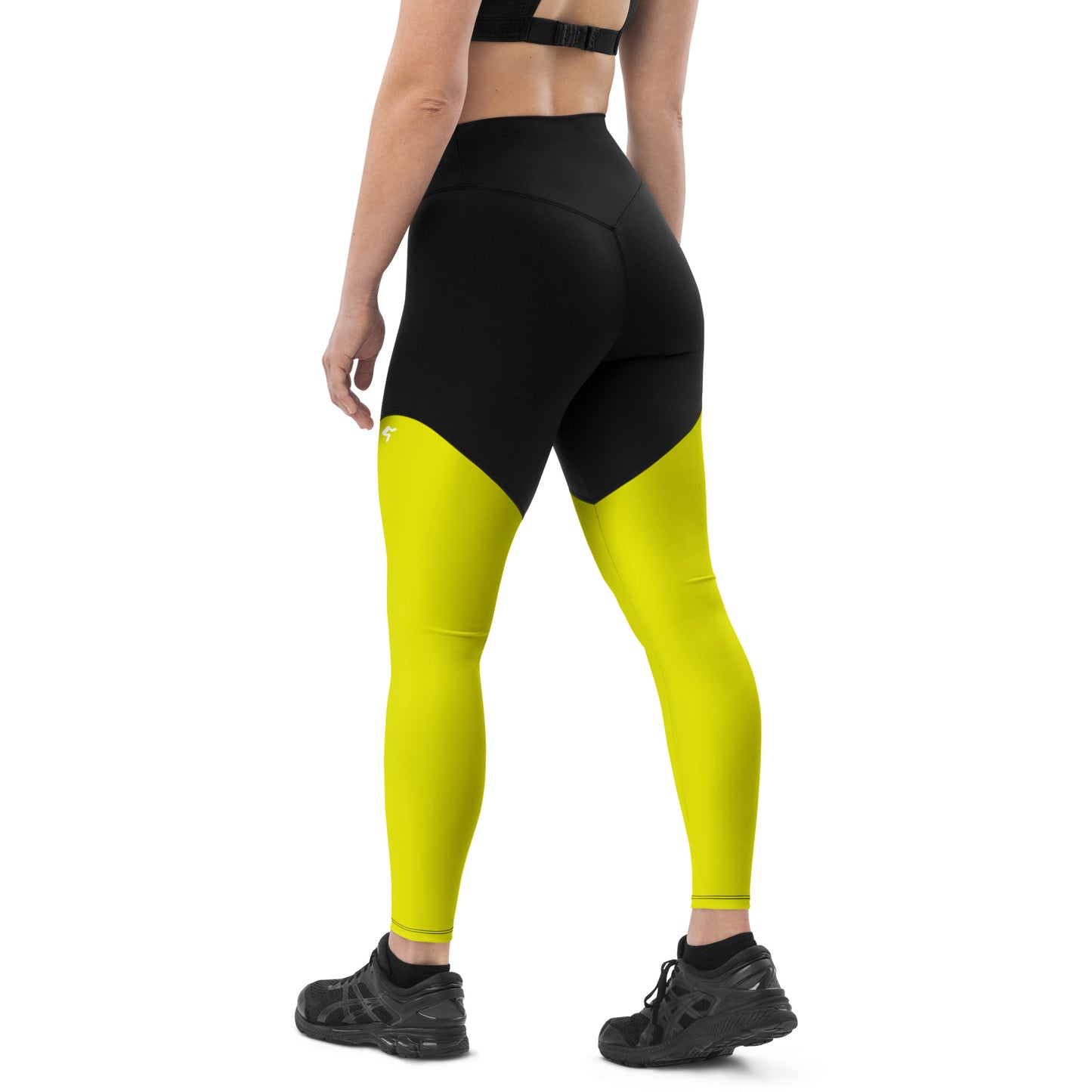 The Gymbum UK QuickDry Extreme Yellow Sports Leggings