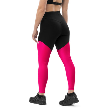 The GymBumUK QuickDry Extreme Pink Sports Leggings