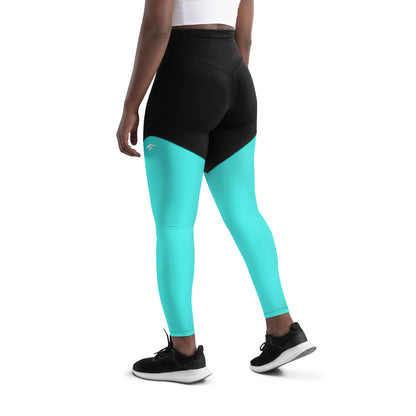 The GymBumUK QuickDry Aqua Sports Leggings