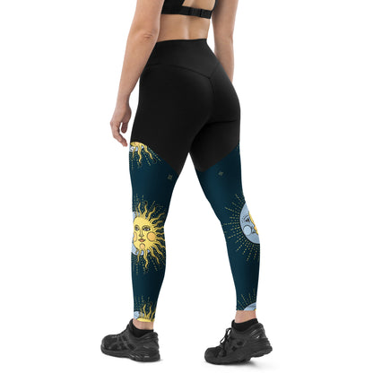 The GymBumUK QuickDry Balance Sports Leggings