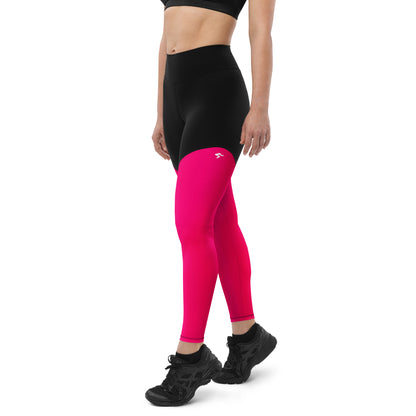 The GymBumUK QuickDry Extreme Pink Sports Leggings