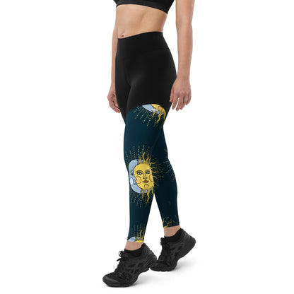 The GymBumUK QuickDry Balance Sports Leggings