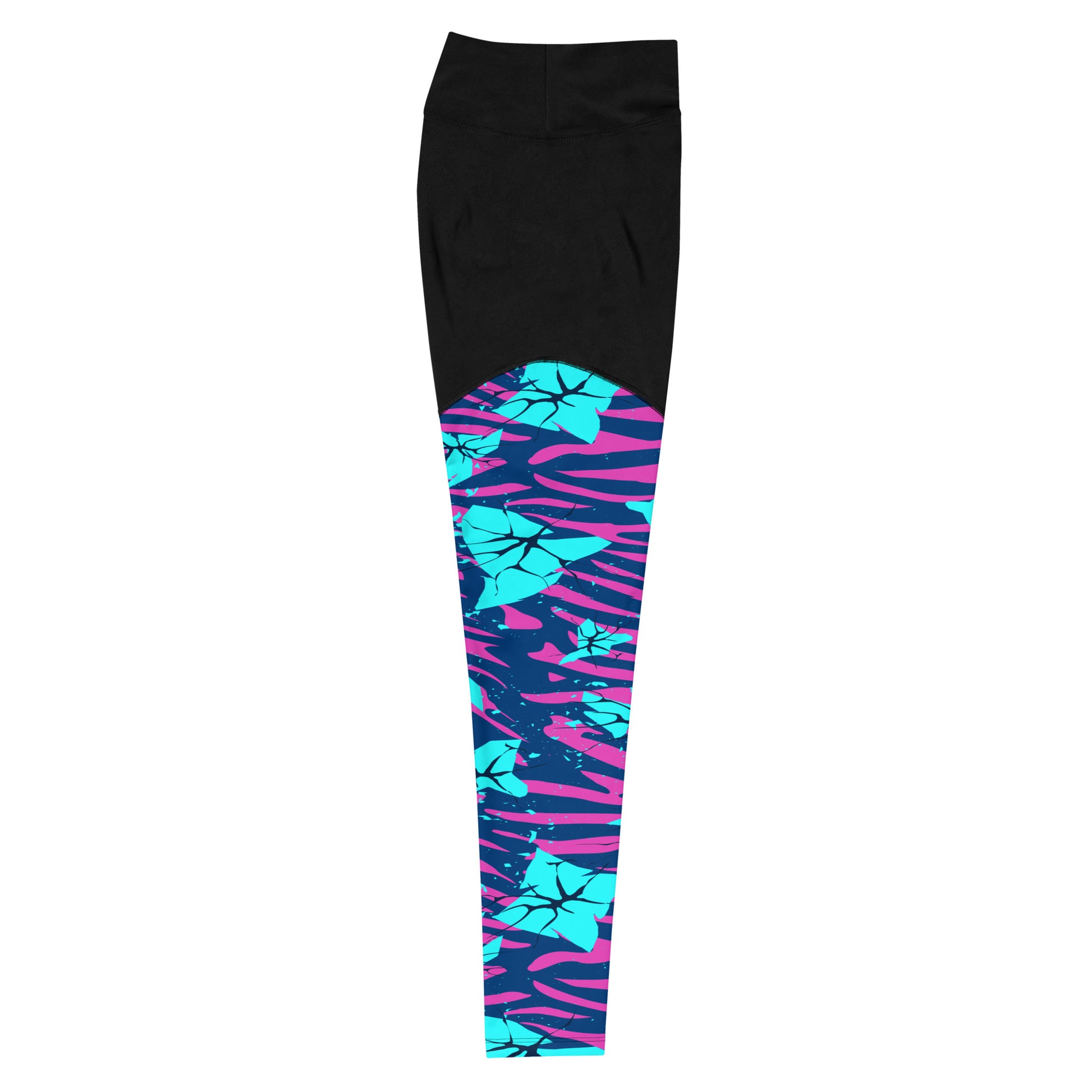 The Gymbum UK Funky Tiger QuickDry Sports Leggings