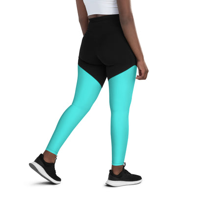 The GymBumUK QuickDry Aqua Sports Leggings