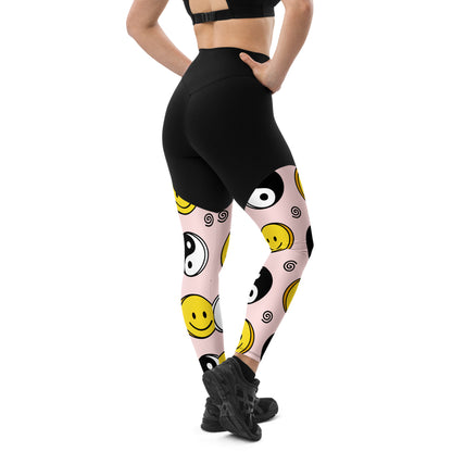 The GymBumUK Happiness QuickDry Sports Leggings