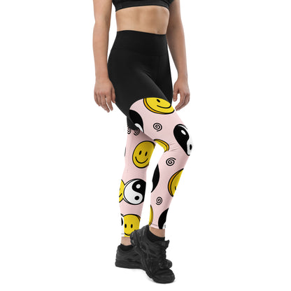 The GymBumUK Happiness QuickDry Sports Leggings