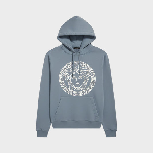 Medusa Logo Hoodie - Baby Blue