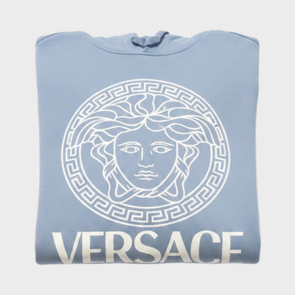 Medusa Logo Hoodie - Baby Blue