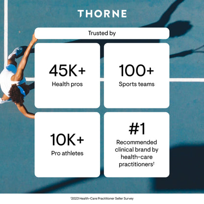 THORNE Creatine – Micronized Creatine Monohydrate Powder, Strawberry, 60 Servings | NSF Certified for Sport