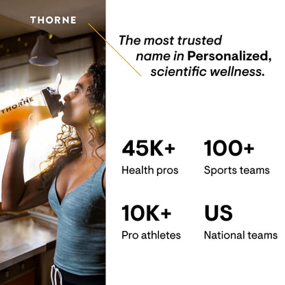 THORNE Creatine – Micronized Creatine Monohydrate Powder, 5 g Serving, 180 Servings, NSF Certified for Sport