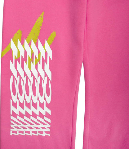 Twitch Fleece Jogger Sweatpants Bright Pink - 2XL Unisex With Pockets