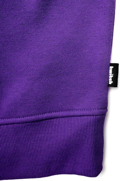 Twitch Graphic Hoodie Sweatshirt - Purple Size M