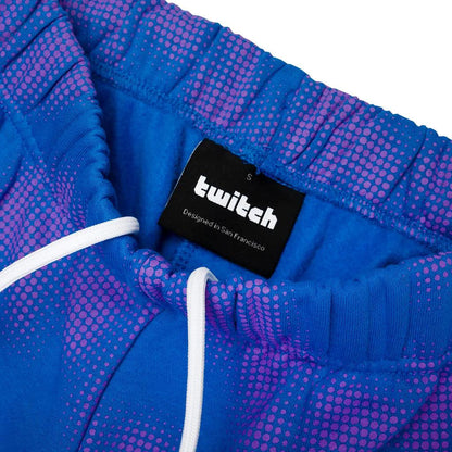 Twitch Unisex Jogger Sweatpants – Blue, 56% Cotton, 44% Polyester, Lightweight