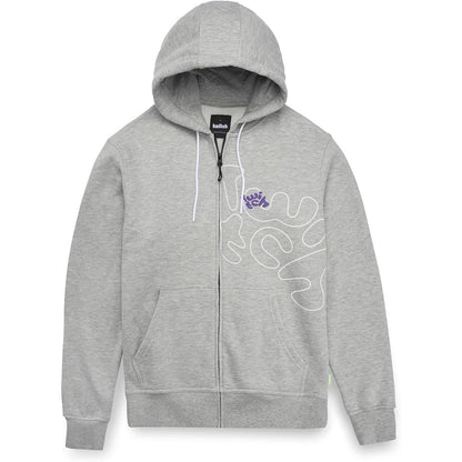 Twitch Zip Up Hoodie Gray, Full-Zip Hooded Sweatshirt, Top Hoodie