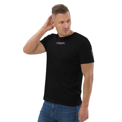 The GymbumUK Lilac Long Logo Organic Cotton T-shirt