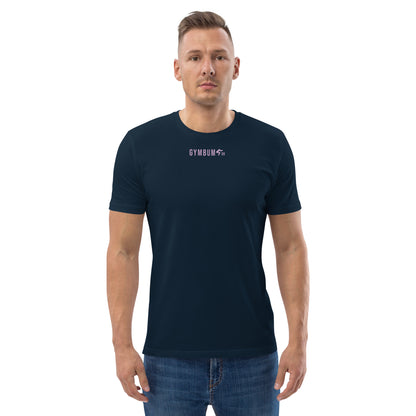 The GymbumUK Lilac Long Logo Organic Cotton T-shirt