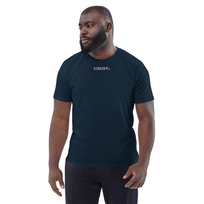 The GymbumUK Lilac Long Logo Organic Cotton T-shirt