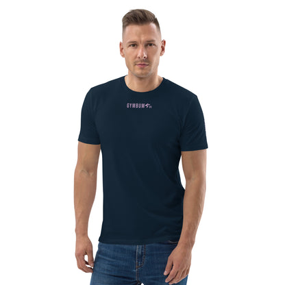 The GymbumUK Lilac Long Logo Organic Cotton T-shirt