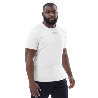 The GymbumUK Lilac Long Logo Organic Cotton T-shirt