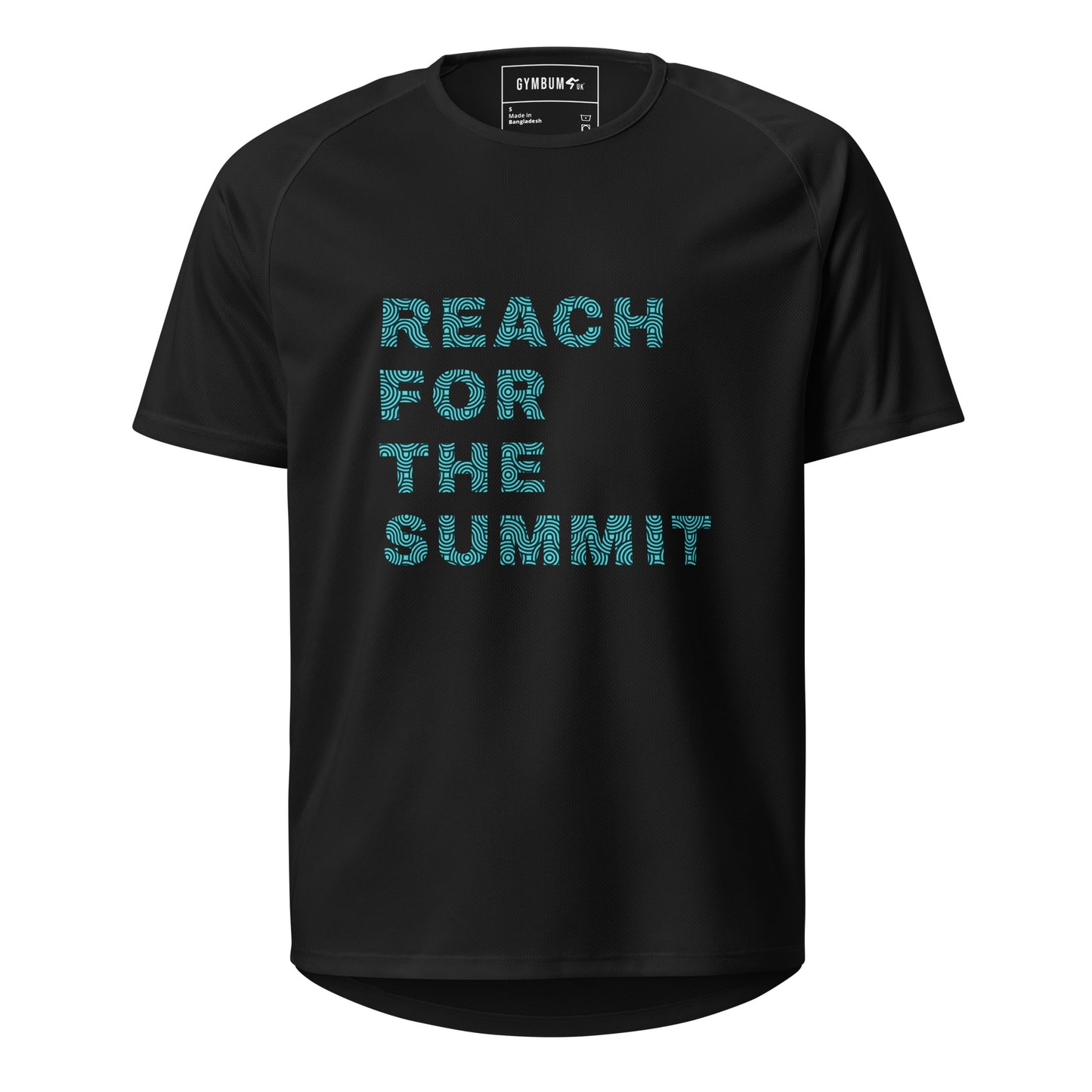 The GymbumUK QuickDry Reach For The Summit Performance T-Shirt