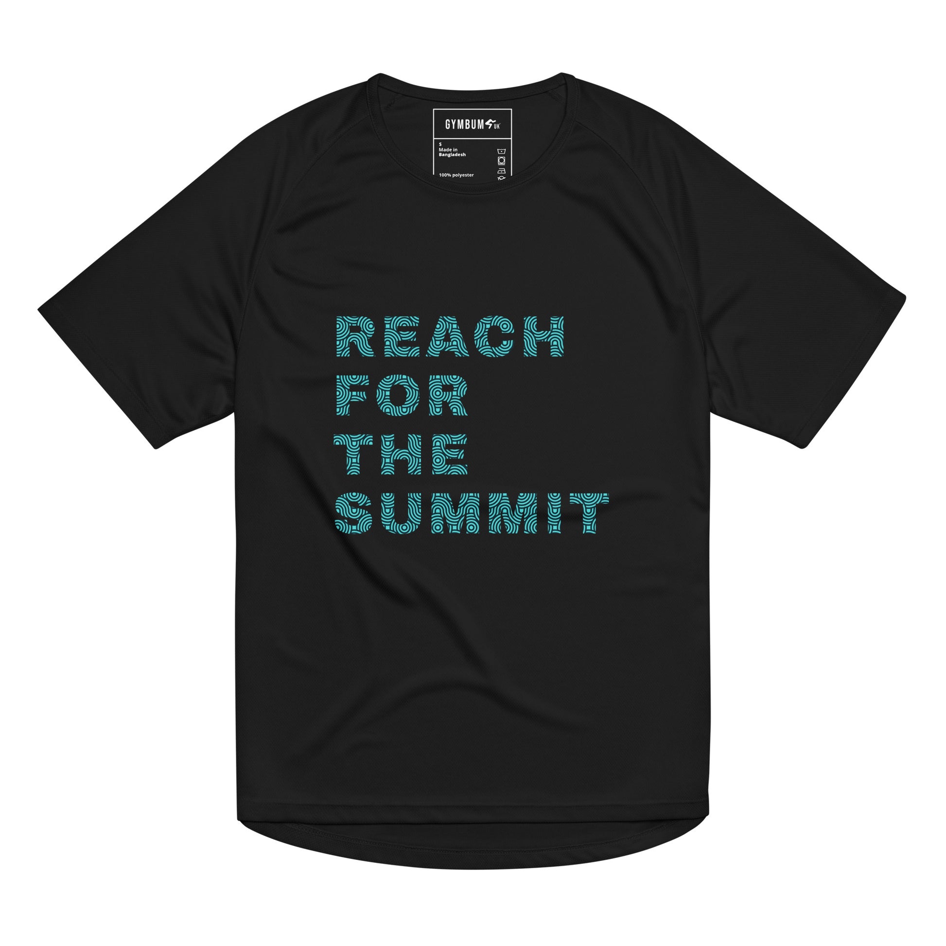 The GymbumUK QuickDry Reach For The Summit Performance T-Shirt