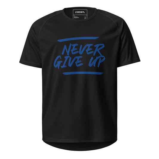 The Gymbum UK Never Give Up QuickDry Performance T-Shirt