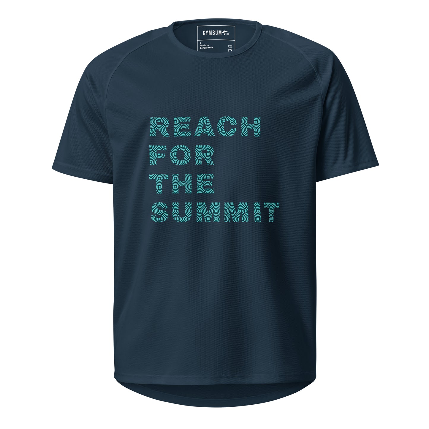 The GymbumUK QuickDry Reach For The Summit Performance T-Shirt