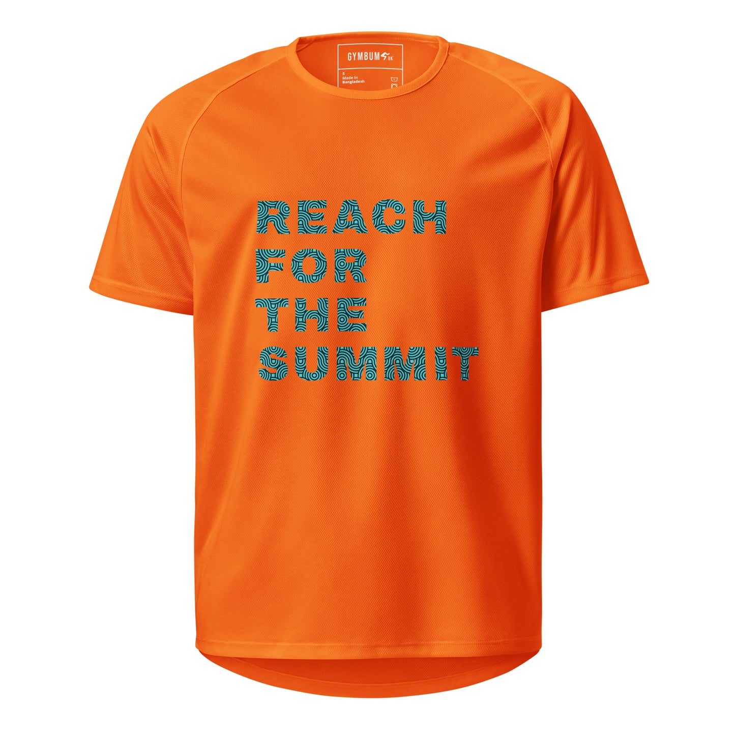 The GymbumUK QuickDry Reach For The Summit Performance T-Shirt