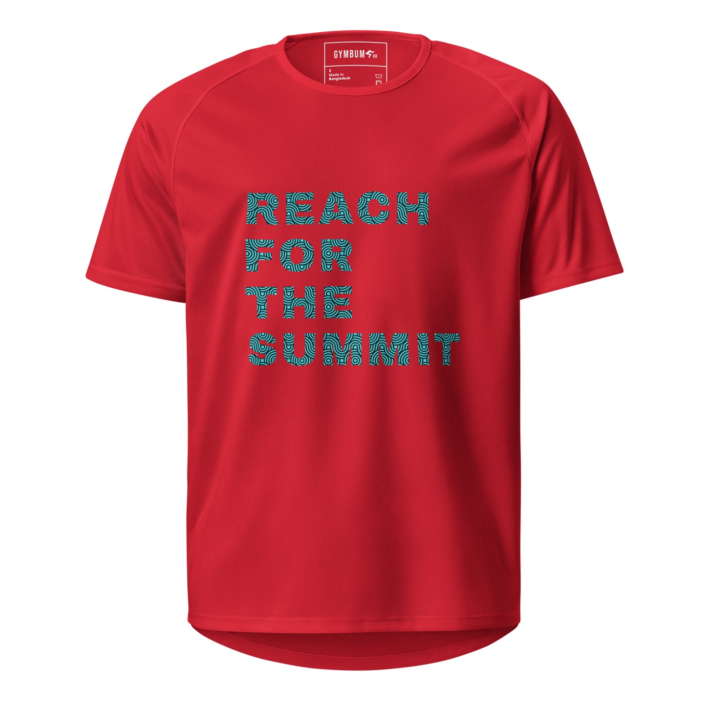 The GymbumUK QuickDry Reach For The Summit Performance T-Shirt