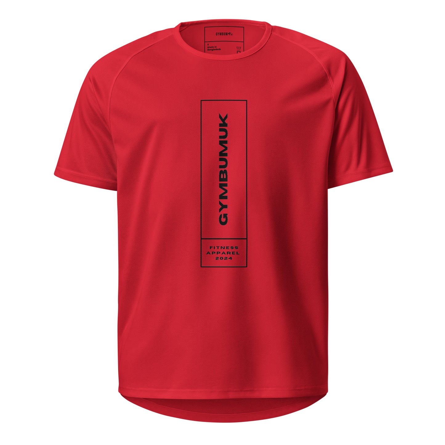 The GymBumUK Long Box Logo Gym T-Shirt