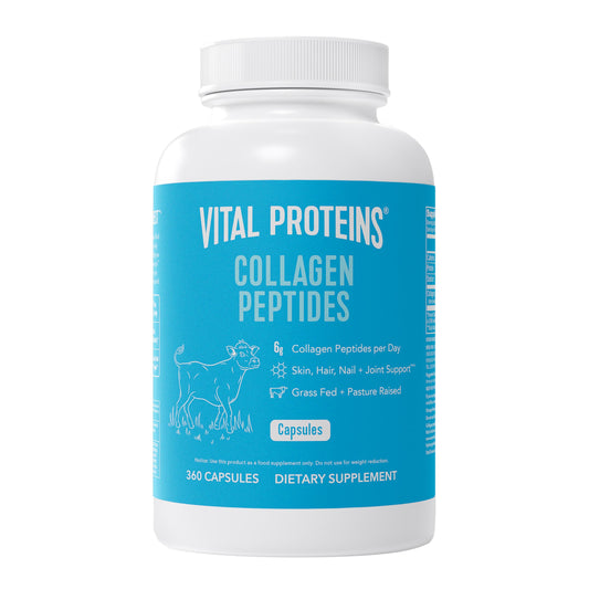 Vital Proteins Collagen Peptides Capsules for Women – 360 Capsules | Daily Wellness Support
